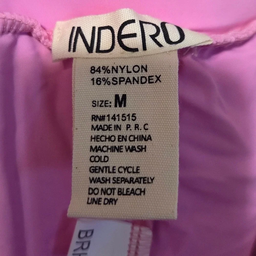 Indero Court Collection Athletic Skort Barbie Pink Medium Tennis Pickleball Golf